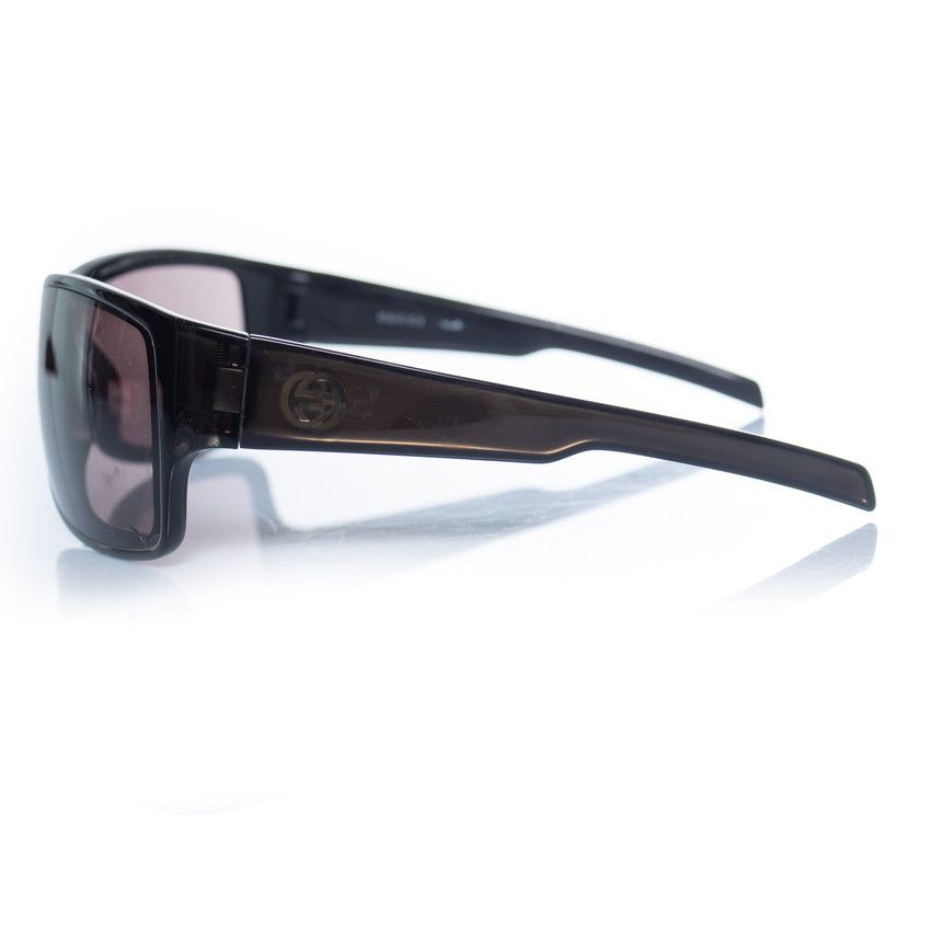 Gucci Gucci, shield sunglasses in black Size ONE SIZE - 5 Thumbnail