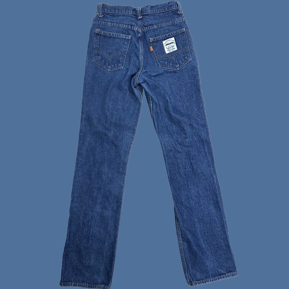 Levi's VINTAGE Levi's Orange Tab High Waist Straight Jeans Women 80s 26 x 33 Size 11 Regular Denim Dark Pockets Zip Inseam 33 Mens Womens Boys Girls Size 32" / US 10 / IT 46 - 1 Thumbnail