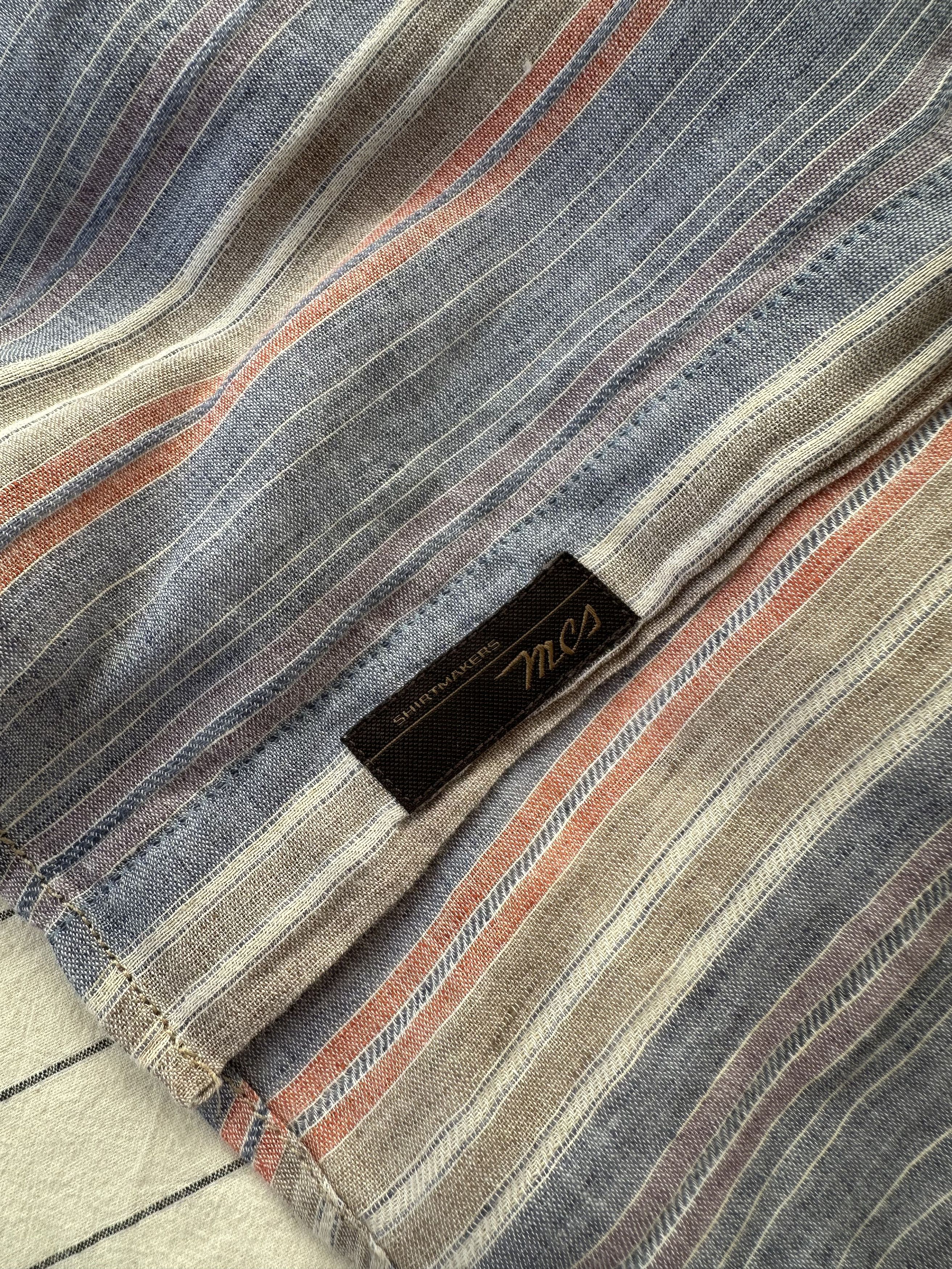 Marlboro Classics Marlboro Classics Vintage Linen Blend Shirt Large Size US L / EU 52-54 / 3 - 10 Thumbnail