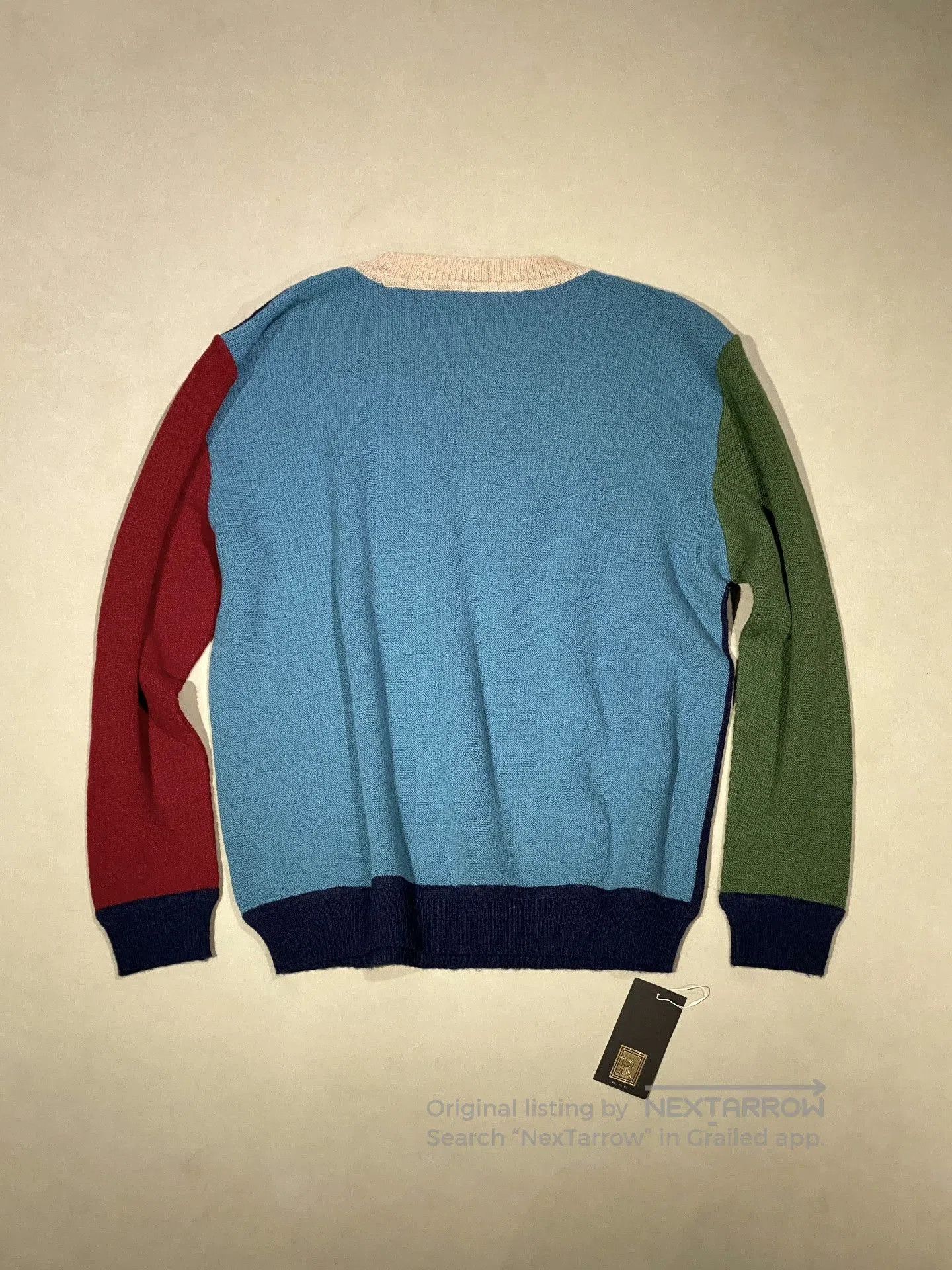 Beams Japan BEAMS x International Gallery Alpaca Color Block Sweater. Size US L / EU 52-54 / 3 - 2 Thumbnail