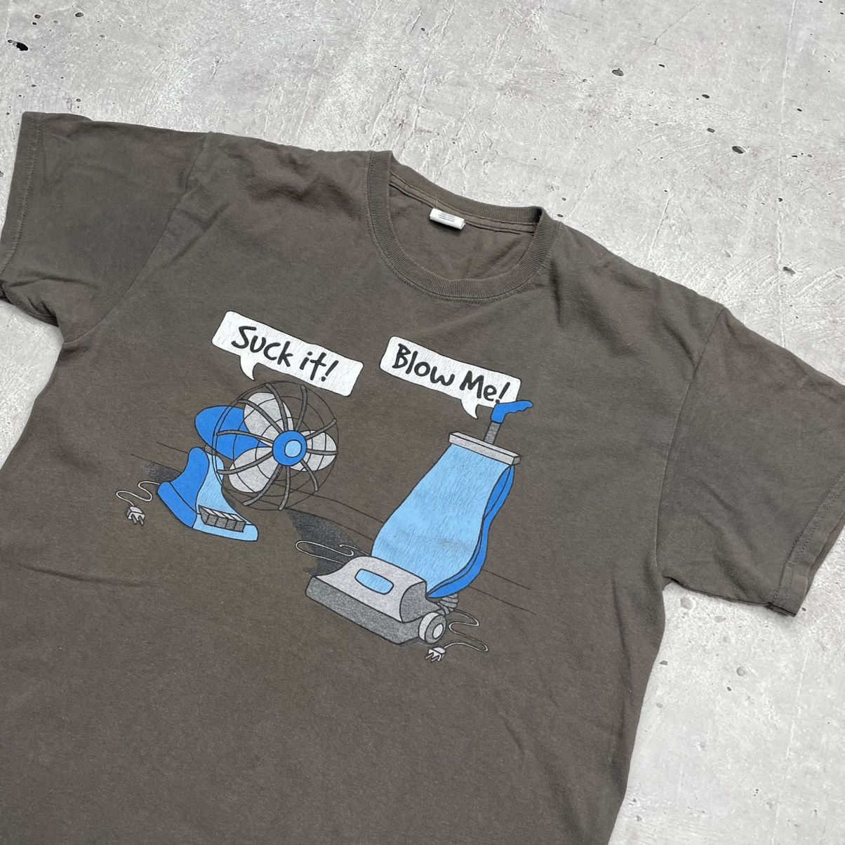 Vintage Vintage dark humour graphic tee shirt y2k Size US M / EU 48-50 / 2 - 5 Thumbnail