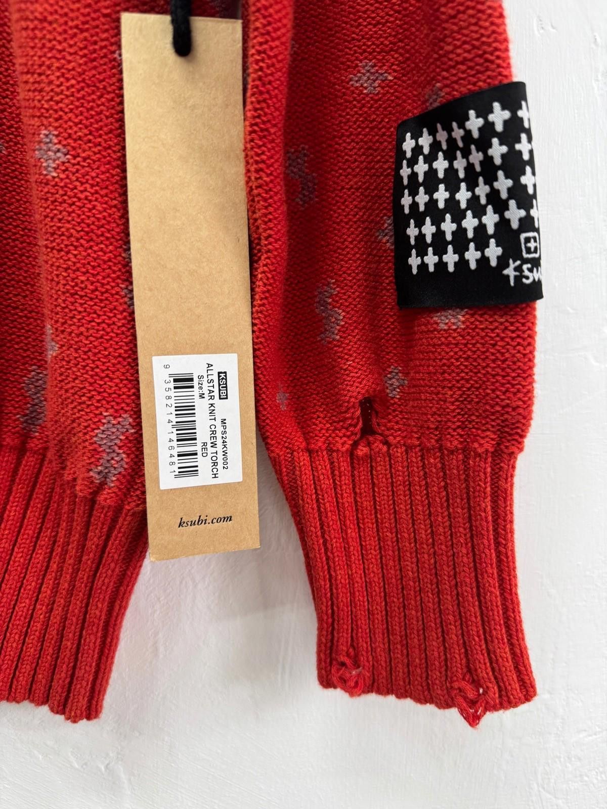 Ksubi new Ksubi mens knit crew jumper all star torch red medium m Size US M / EU 48-50 / 2 - 4 Thumbnail