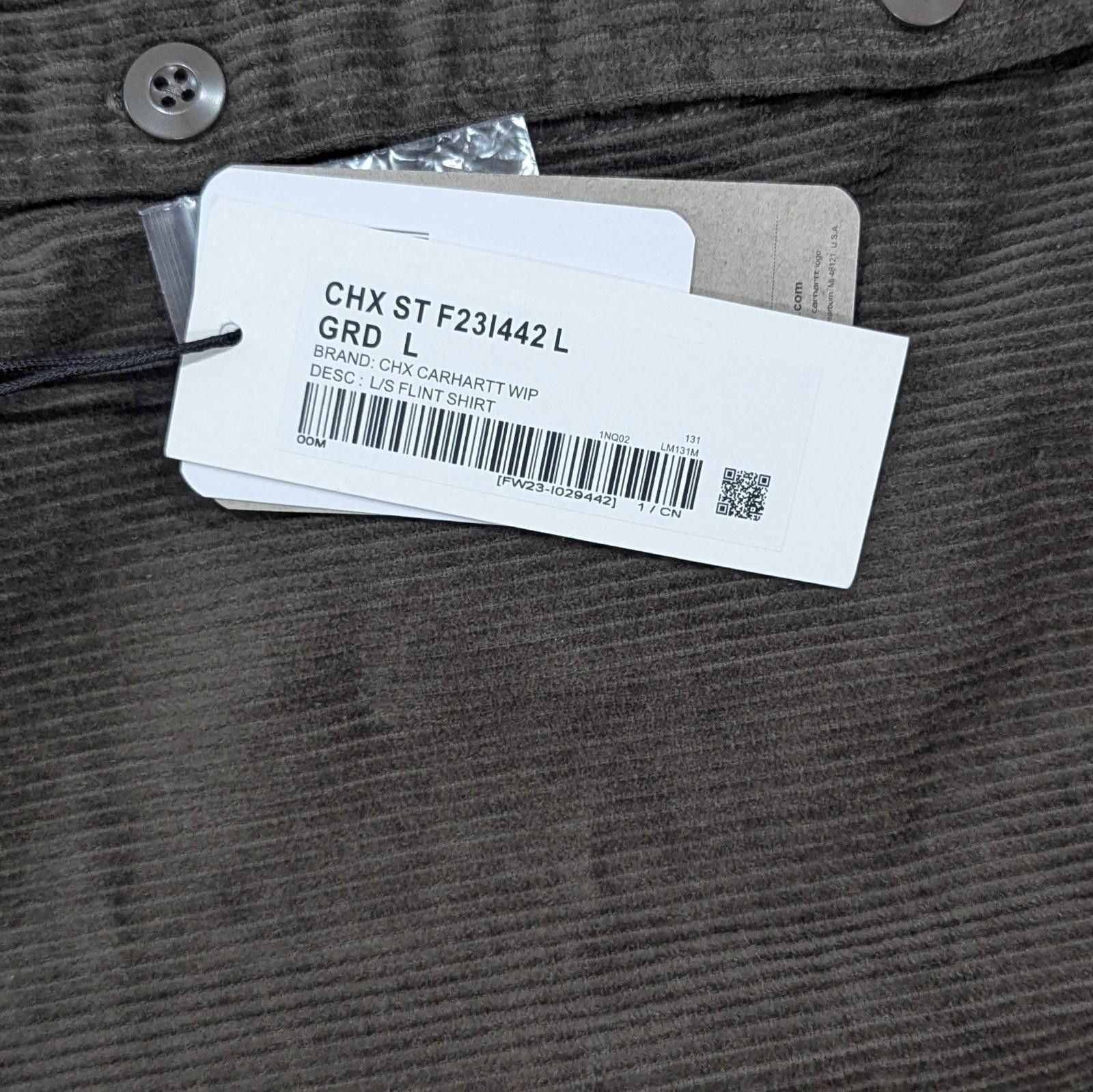 Carhartt Wip Carhartt WIP Flint Corduroy Shirt Office Green Rinsed Size L Size US L / EU 52-54 / 3 - 6 Thumbnail