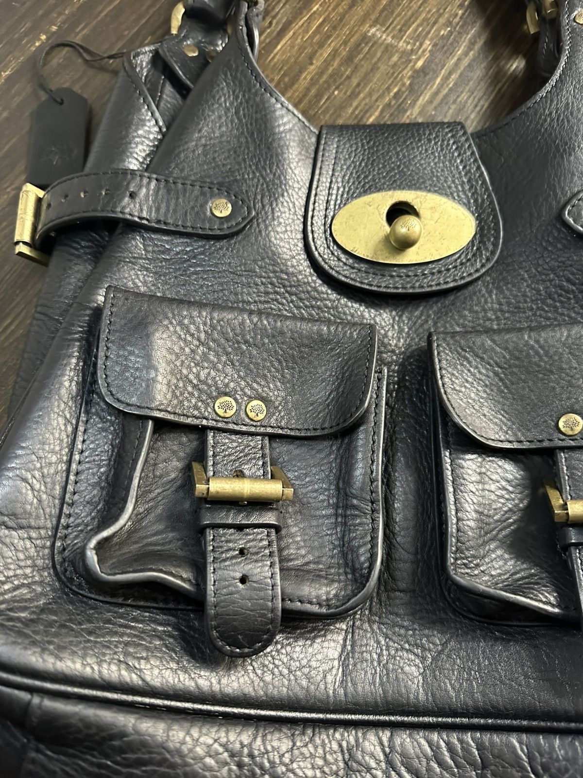 Mulberry Mulberry Annie leather shoulder bag black with tag Size ONE SIZE - 3 Thumbnail