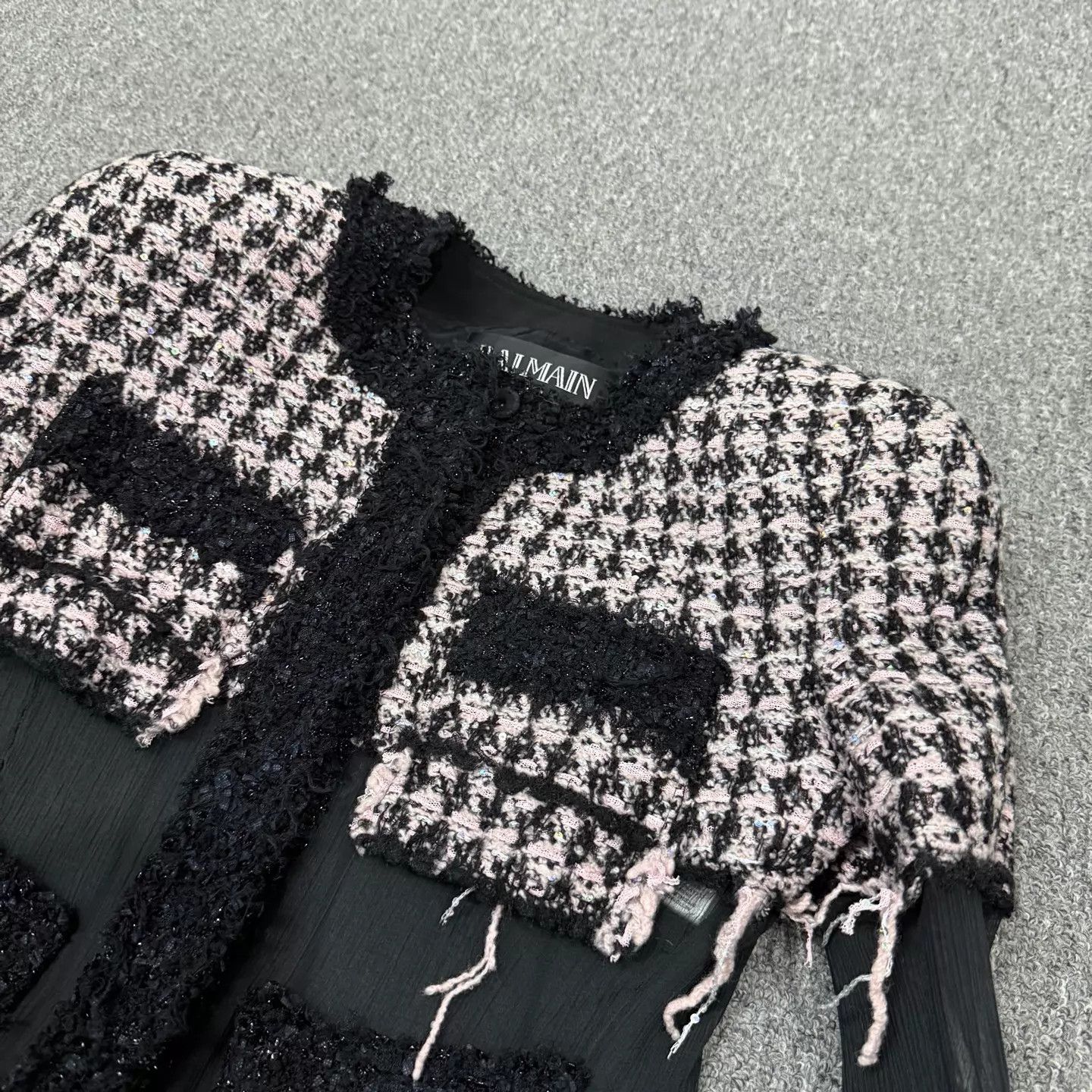 Balmain Balmain Tweed Tassel Jacket 34 Mint Size XXS / US 00 / IT 34 - 3 Thumbnail