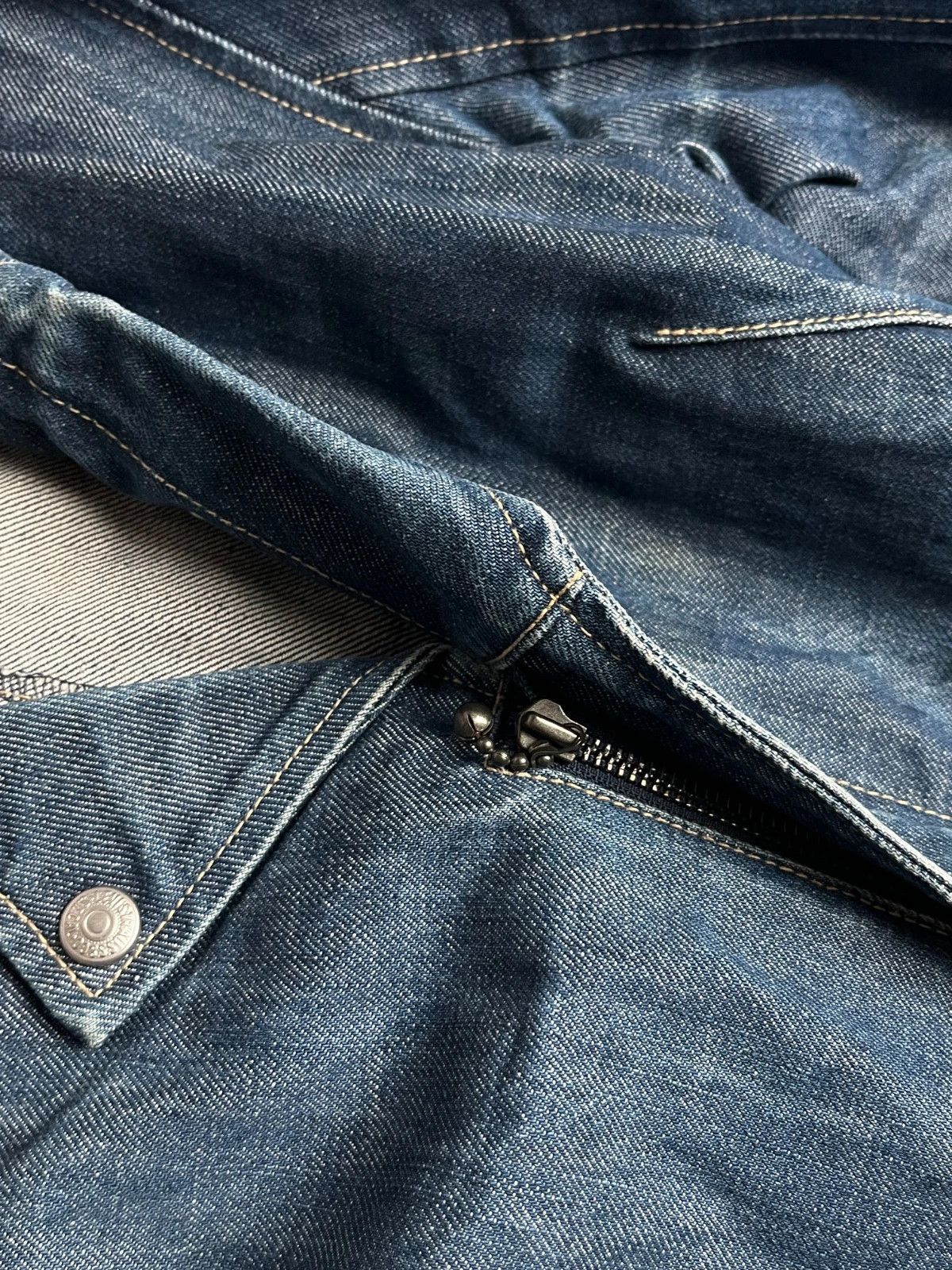 Levi's Vintage Clothing Vintage 00s Levi's Engineered Jeans Girls Denim Coat y2k Size S / US 4 / IT 40 - 6 Thumbnail