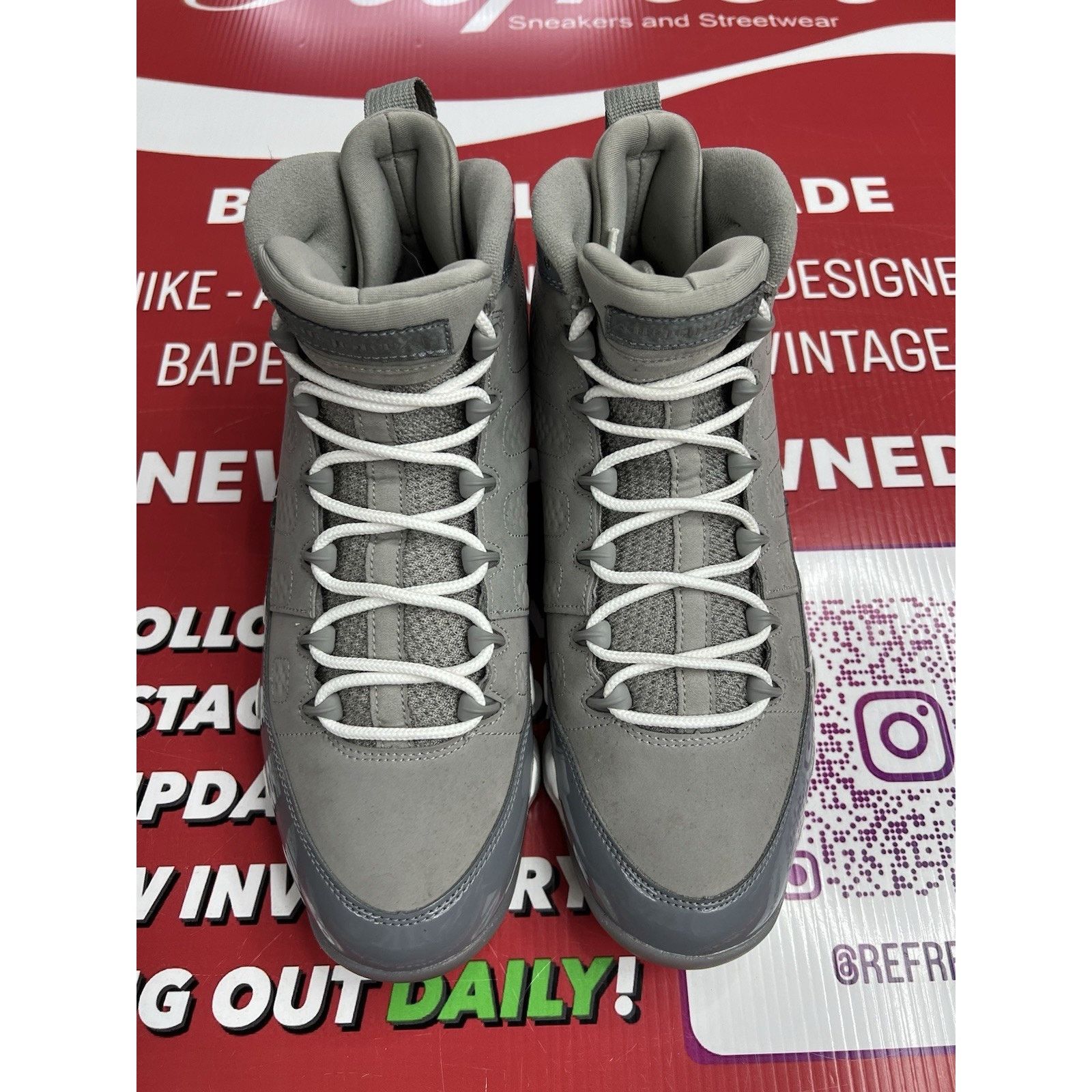 Jordan Brand Air Jordan 9 Retro Cool Grey Size 10.5M HV4794-011 Size US 10.5 / EU 43-44 - 2 Thumbnail