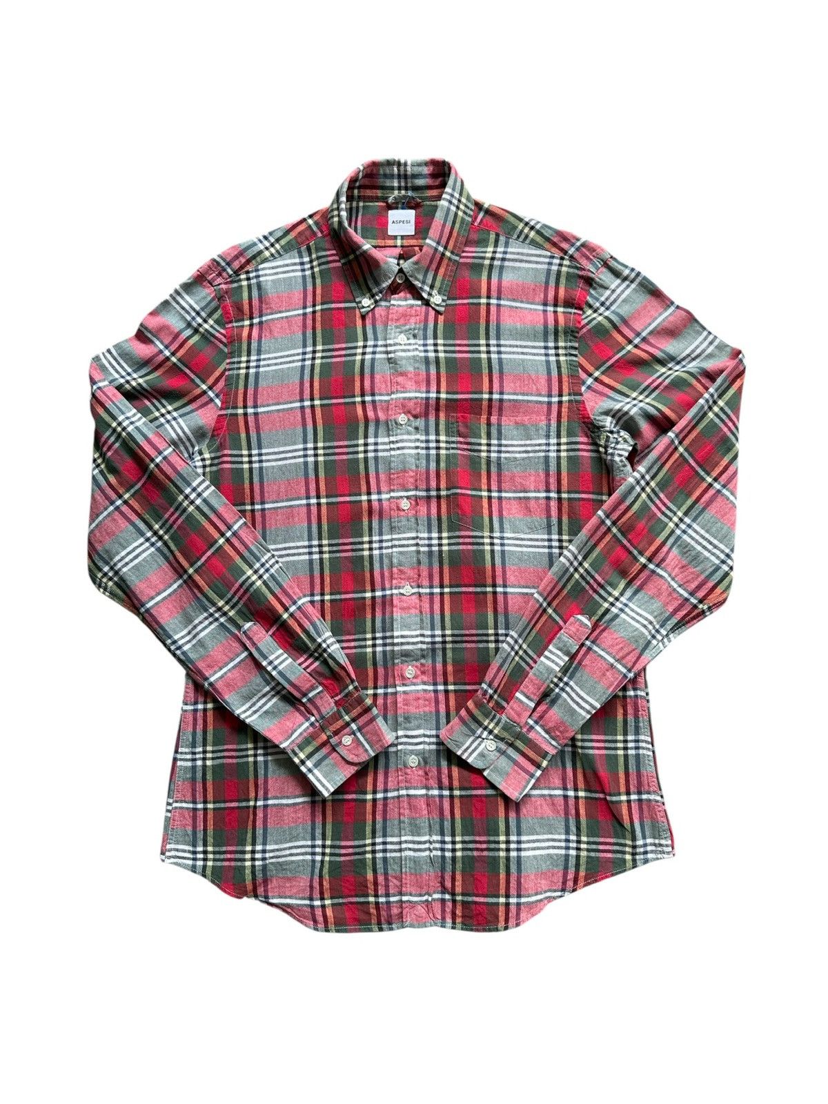 Aspesi 00's Aspesi plaid button up shirt Size US M / EU 48-50 / 2 - 4 Thumbnail