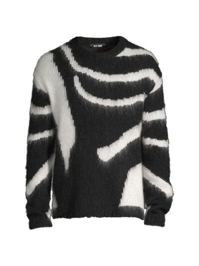 Blk Dnm Intarsia Sweater Size large Size US L / EU 52-54 / 3 - 4 Thumbnail