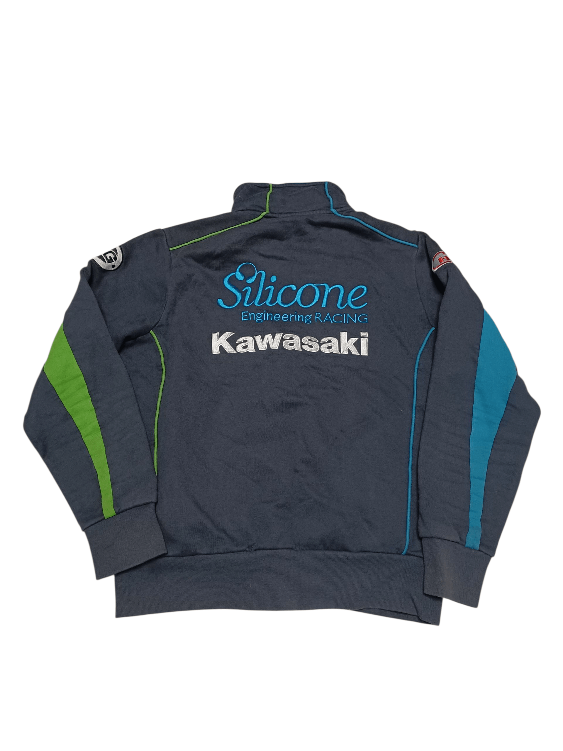 Other KAWASAKI RACING JAPANESE EMBROIDERED LOGO TRACK JACKET Size US L / EU 52-54 / 3 - 3 Thumbnail