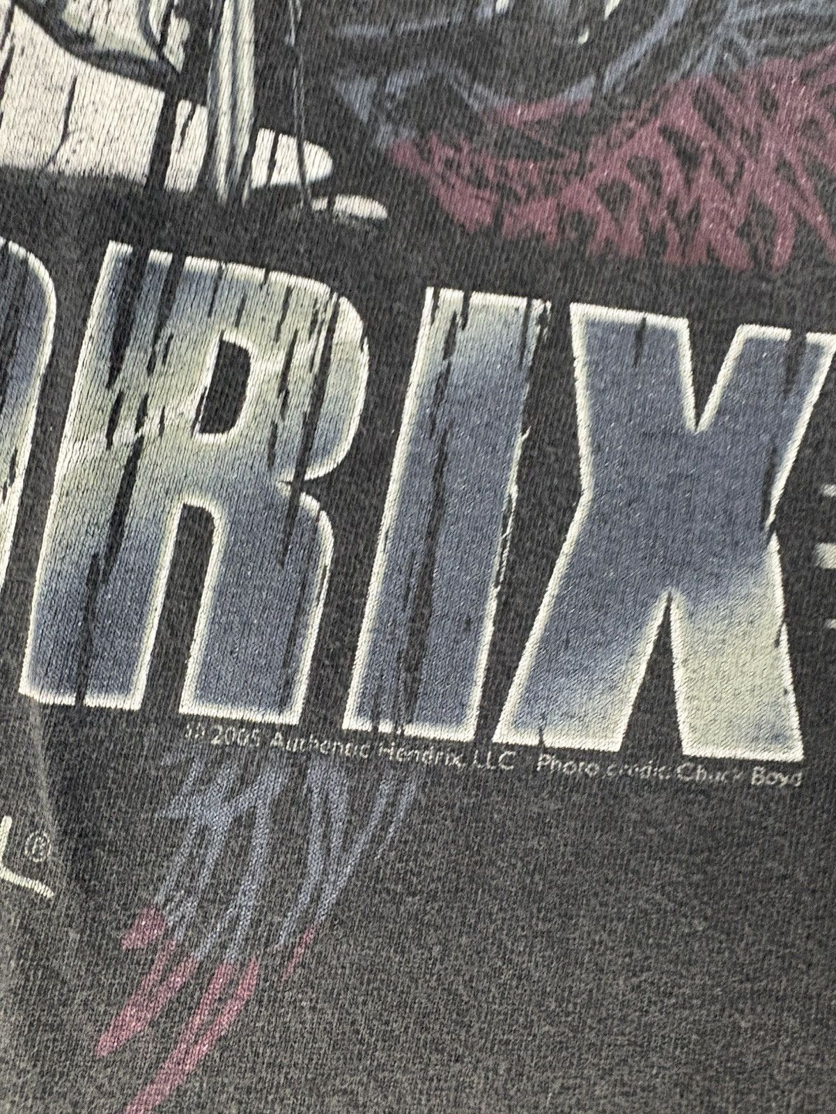 Band Tees × Jimi Hendrix × Vintage Y2K 2005 Jimi Hendrix T-Shirt Size US XL / EU 56 / 4 - 2 Thumbnail