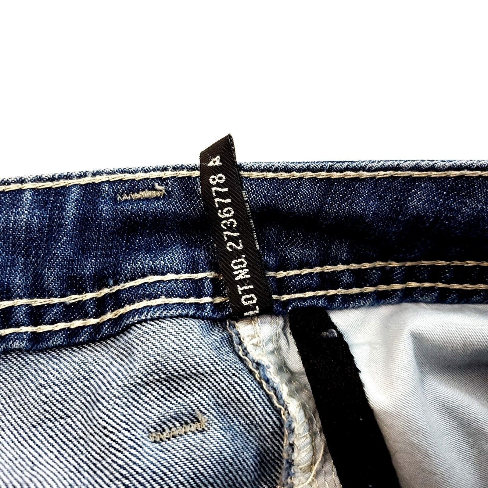 Buffalo David Bitton Buffalo David Bitton Driven Straight Whiskers Blue Denim Jea Size US 39 - 8 Thumbnail