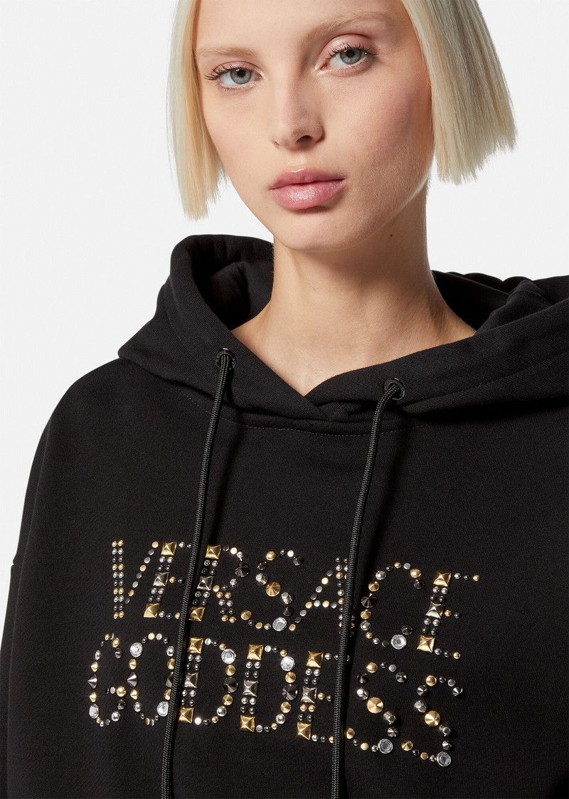 Versace o1y0226 Hoodie in Black Size XS / US 0-2 / IT 36-38 - 2 Thumbnail