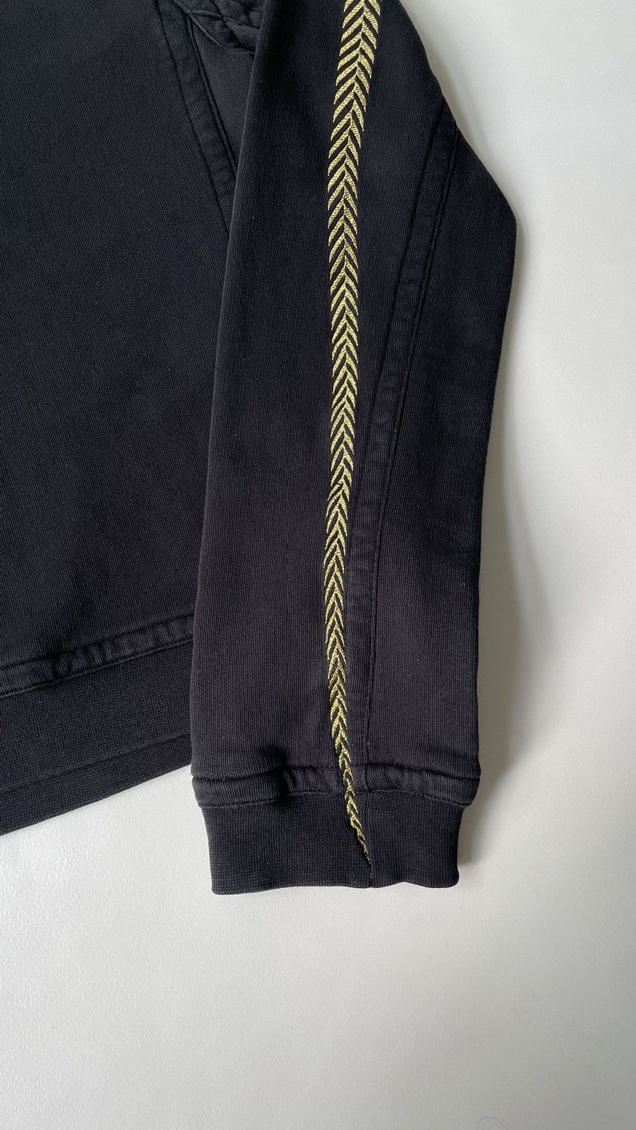 Haider Ackermann Chevron Sleeve Cropped Sweatshirt Size M / US 6-8 / IT 42-44 - 8 Thumbnail