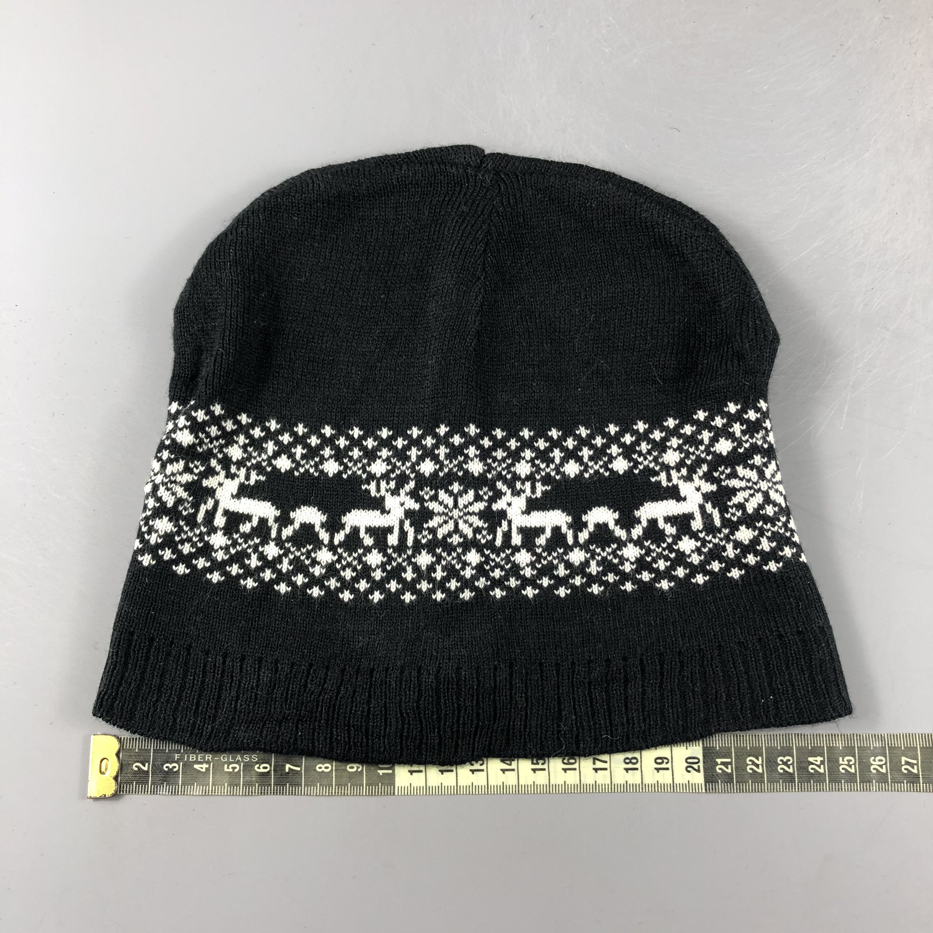 Other × Vintage Unknown Aran Isle Beanie Snow Hat Snow Cap -D148 Size ONE SIZE - 4 Thumbnail