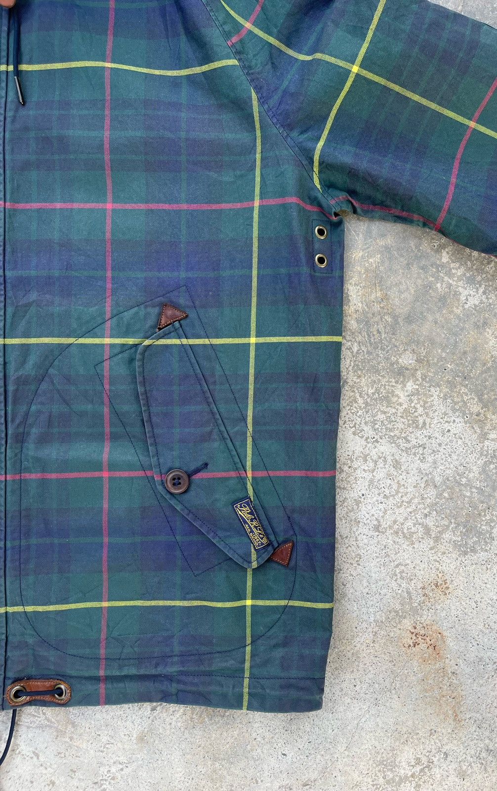 Polo Ralph Lauren 🔥POLO RALPH LAUREN TRIM LEATHER FLANNEL JACKET WITH HOODIE Size US L / EU 52-54 / 3 - 12 Thumbnail