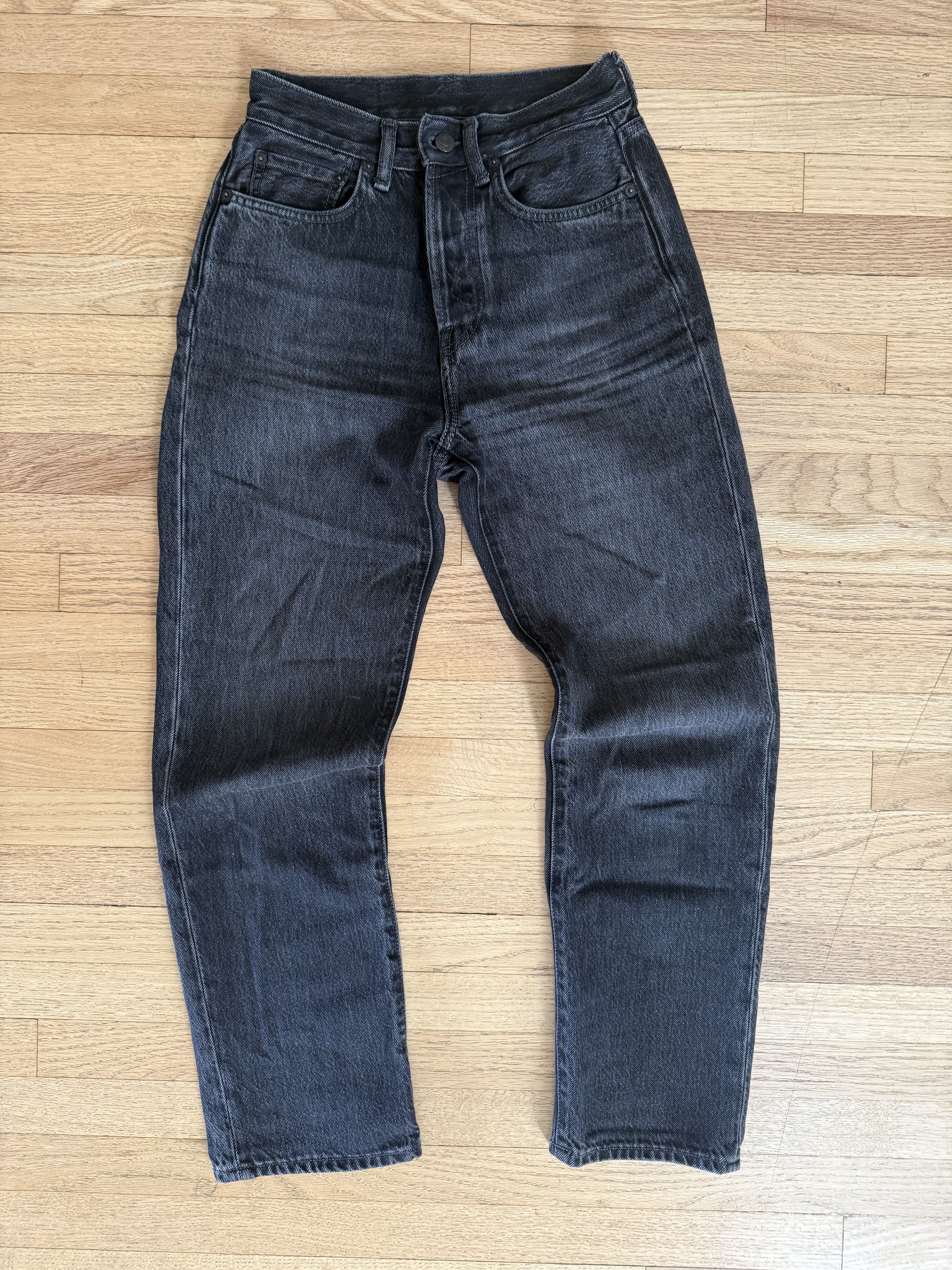Acne Studios Black Acne Denim Size 23" - 3 Thumbnail