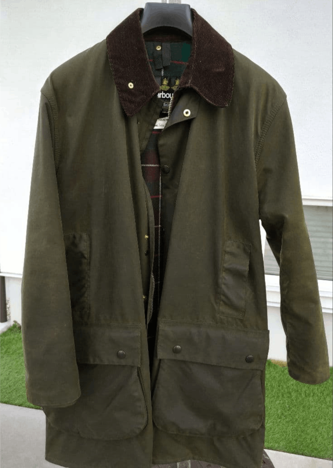 Barbour Excellent Condition★ 1980s Barbour NORTHUMBRIA C40 3 Crest Size US L / EU 52-54 / 3 - 2 Thumbnail