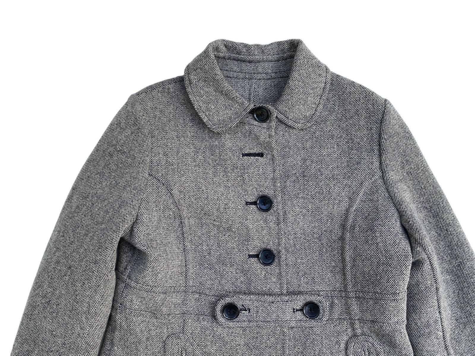 Japanese Brand Wool Jacket Macphee By Tomorrow Land Size XS / US 0-2 / IT 36-38 - 5 Thumbnail