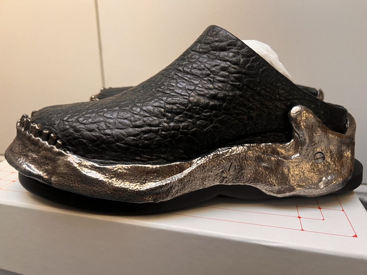 Alexander McQueen Alexander McQueen Wave metal jaw mules Size US 11.5 / EU 44-45 - 5 Thumbnail
