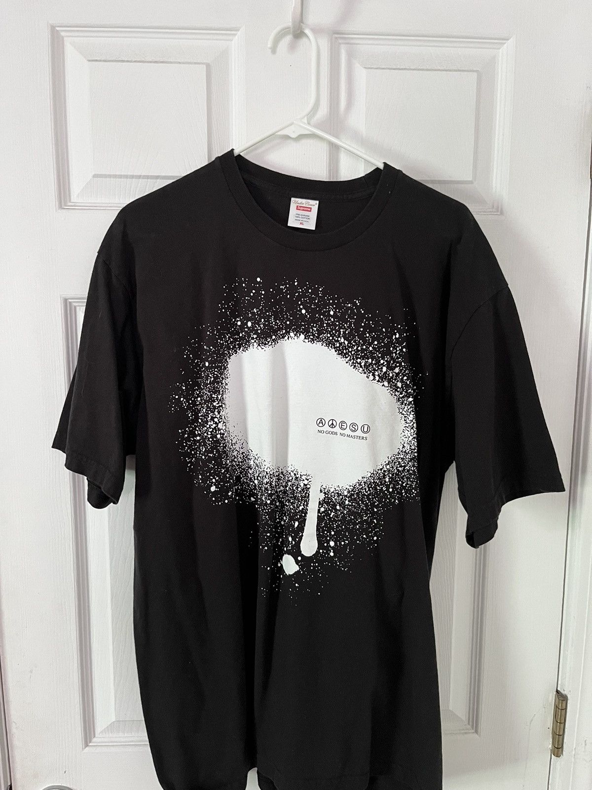 image of Supreme Undercover Spray Paint Tee in Black, Men's (Size XL)