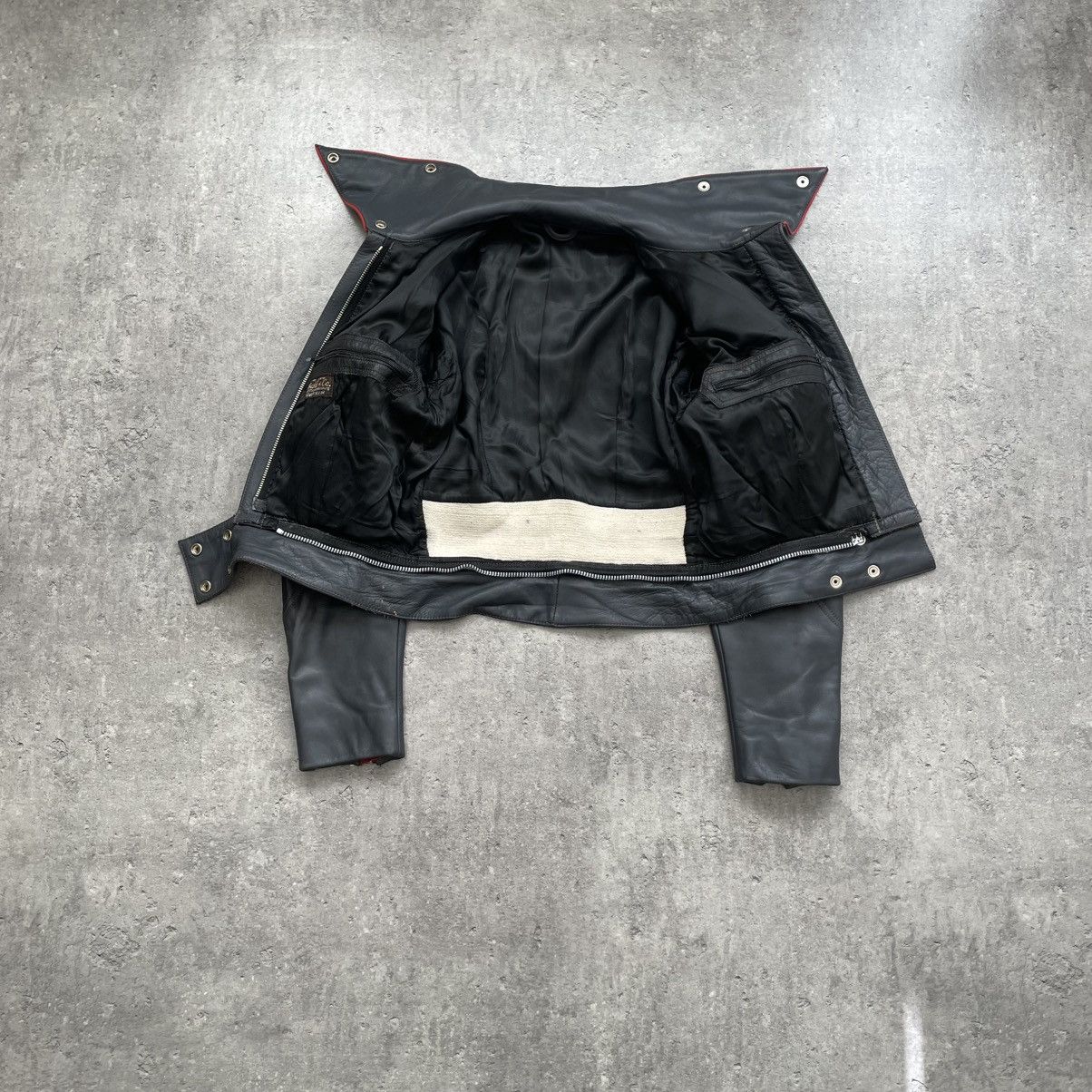 Leather Vintage 90s Italiy Leather Motorcycle Racing Suit Jacket Size M / US 6-8 / IT 42-44 - 10 Thumbnail