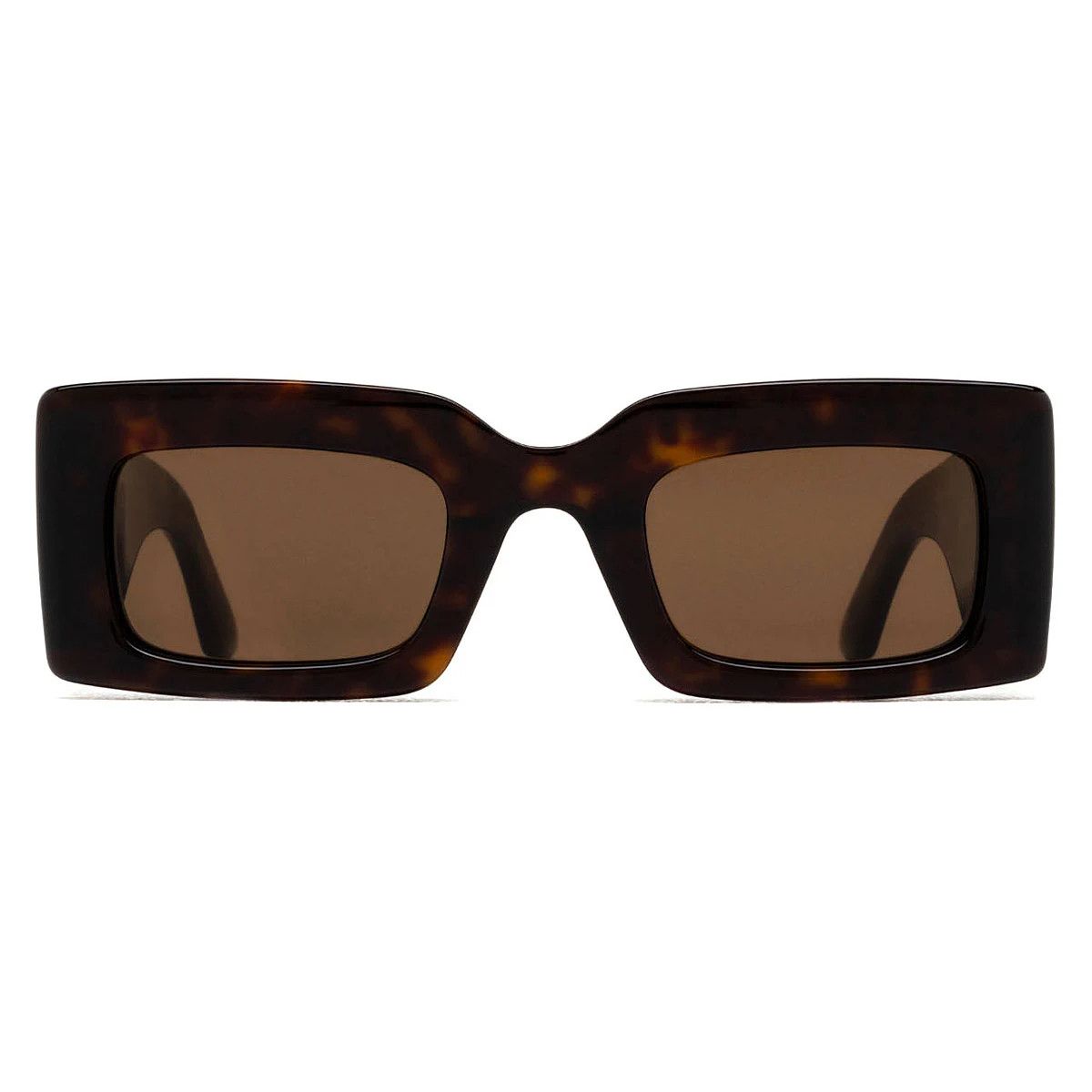 Alexander McQueen ALEXANDER MCQUEEN tortoise shell rectangle frame sunglasses Size ONE SIZE - 2 Thumbnail
