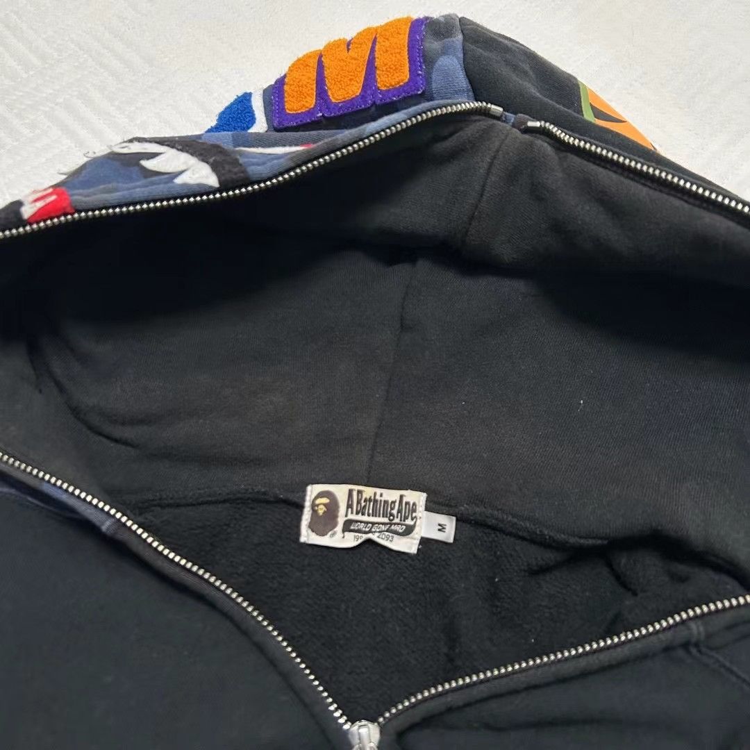 Bape COLOR CAMO SHARK FULL ZIP HOODIE Size US M / EU 48-50 / 2 - 5 Thumbnail