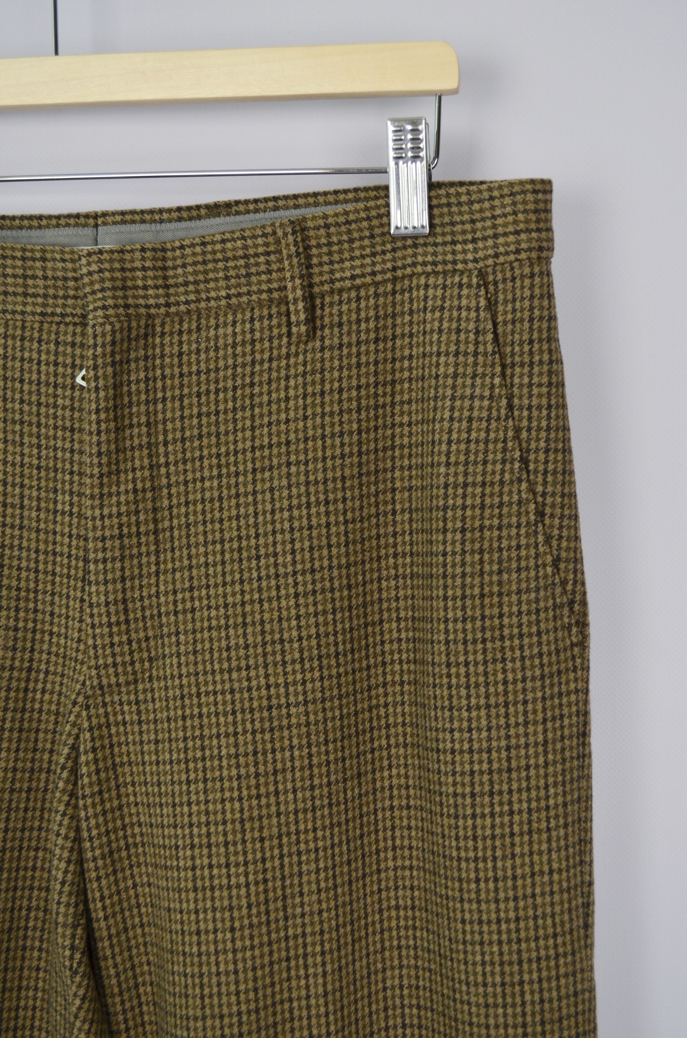 Miu Miu × Prada Miu Miu Prada Wool Check Wide Leg Pants Trousers Size IT42 Size 28" / US 6 / IT 42 - 4 Thumbnail