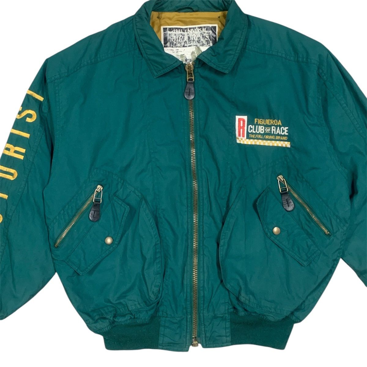 Vintage Vtg Figueroa Club of Race Bomber Jacket Size US M / EU 48-50 / 2 - 3 Thumbnail
