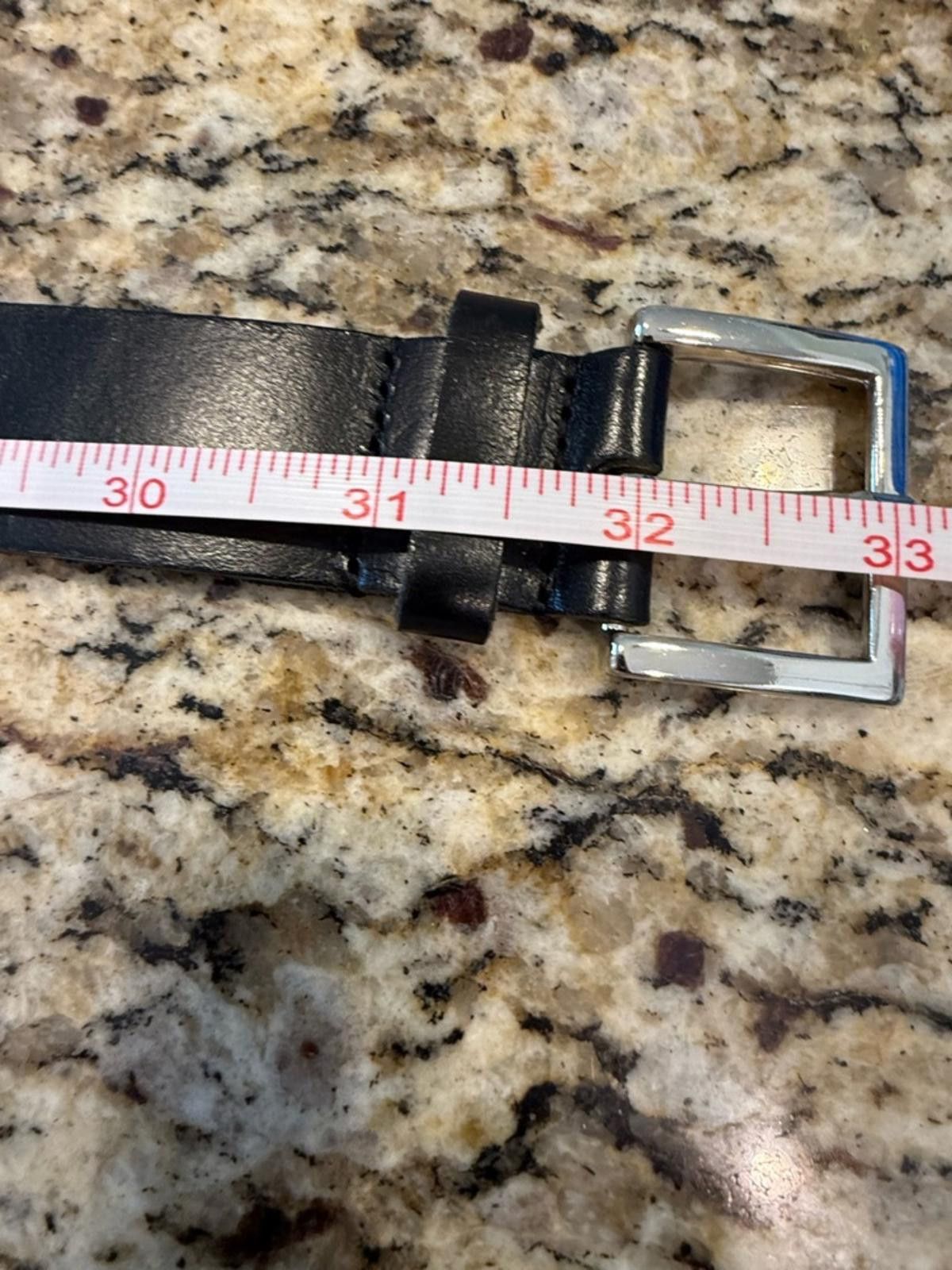 Other Sangiorgio black floral leather belt silver buckle SZ SM Size ONE SIZE - 8 Thumbnail