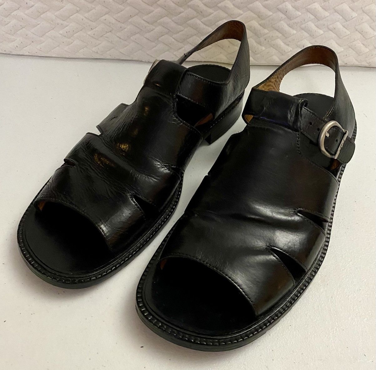 Bally Vintage Bally Panonico Fisherman Gurkha Sandals 12 US EUC Size US 12 / EU 45 - 5 Thumbnail