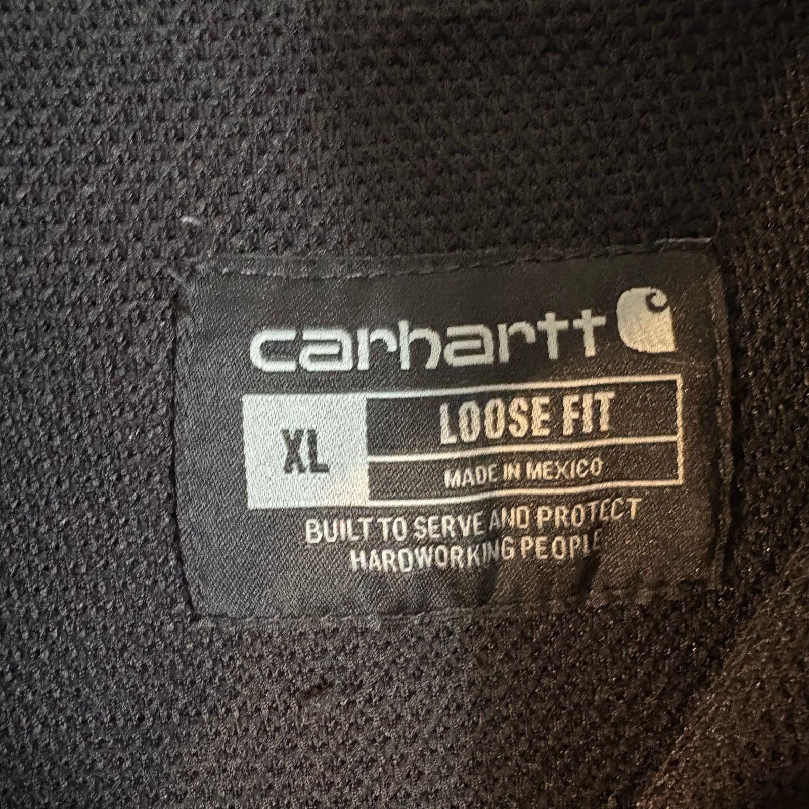 Carhartt Carhartt Black Men's Marquette Full-Zip Sweatshirt Size US XL / EU 56 / 4 - 4 Thumbnail