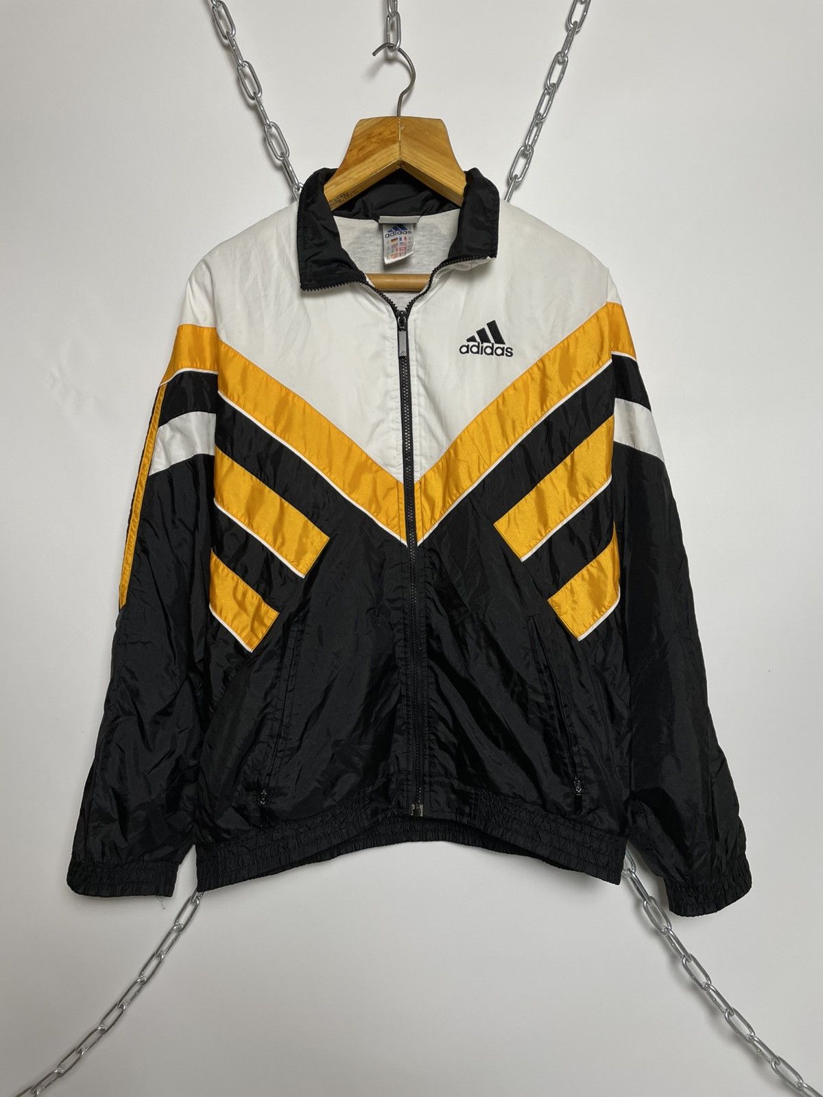 Adidas Vintage 90s Adidas track jacket Size US M / EU 48-50 / 2 - 1 Thumbnail