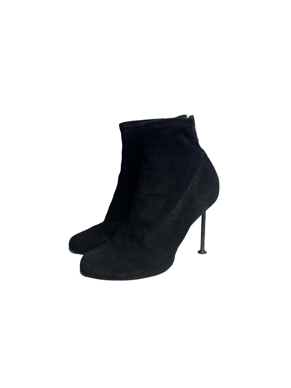 Maison Margiela Maison Margiela FW2008 Runway Nail Heel Suede Ankle Boots 37 Size US 7 / IT 37 - 4 Thumbnail