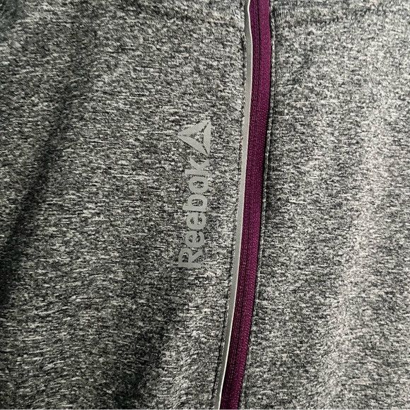 Reebok Reebok women's hoodie gray with purple accent Size XL / US 12-14 / IT 48-50 - 3 Thumbnail