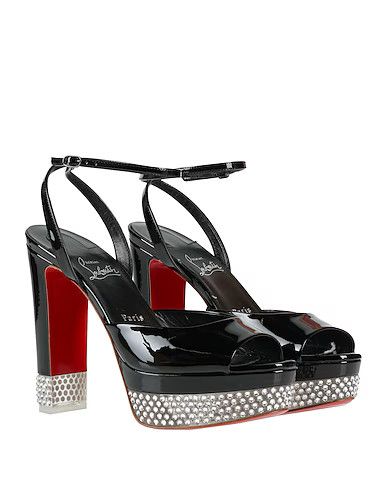 Christian Louboutin o1s1wg110924 Heeled Sandals in Black Size US 9 / IT 39 - 2 Thumbnail