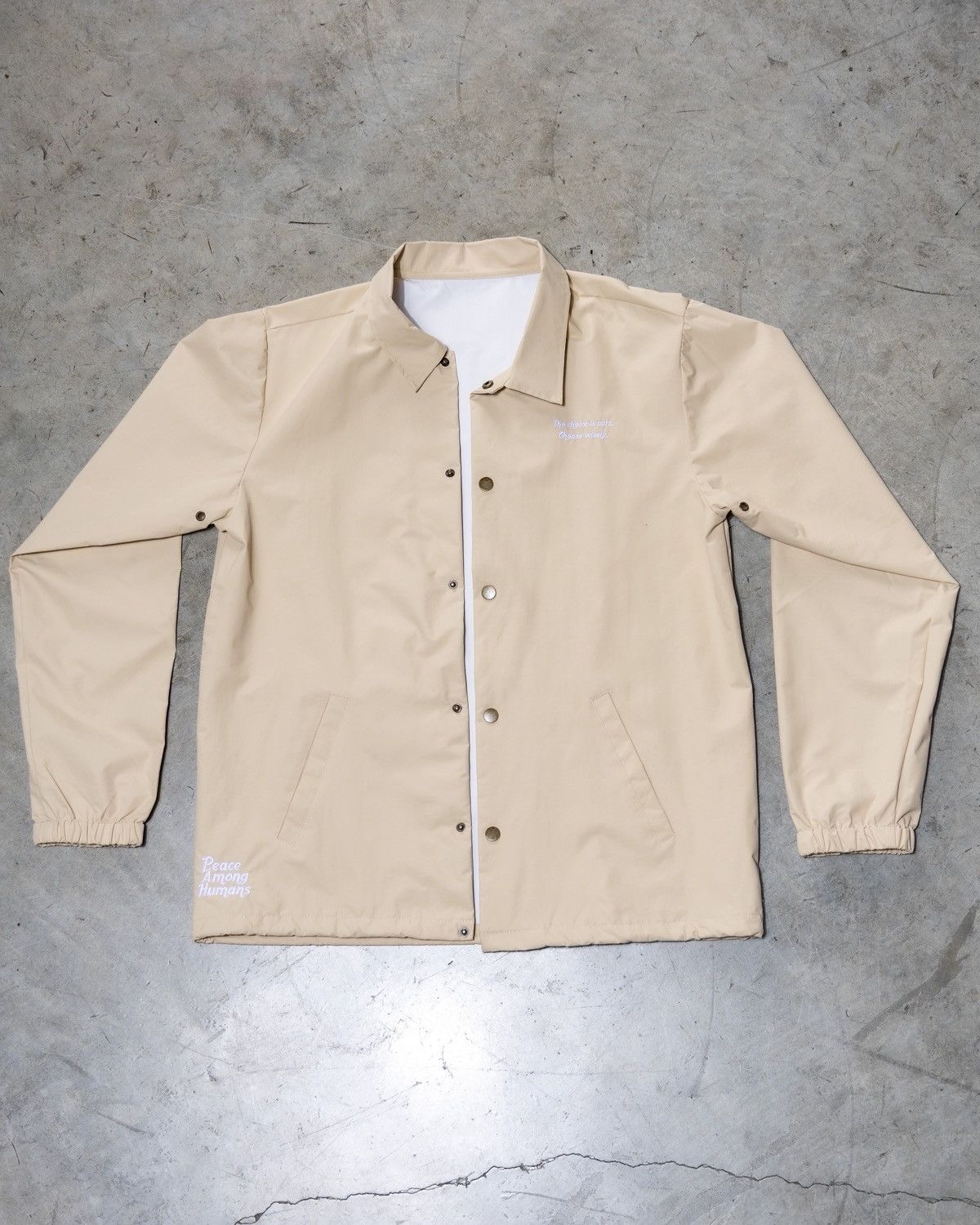 Other Peace Among Humans “Big Logo” Baseball Jacket Size US L / EU 52-54 / 3 - 1 Thumbnail