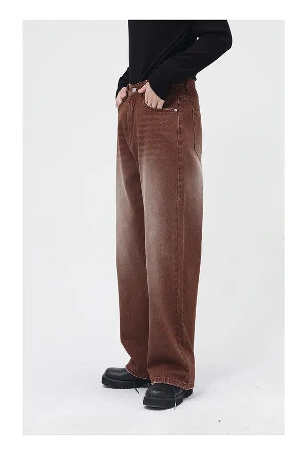 VIBE Vintage brown washed gradient jeans Size US 32 / EU 48 - 5 Thumbnail