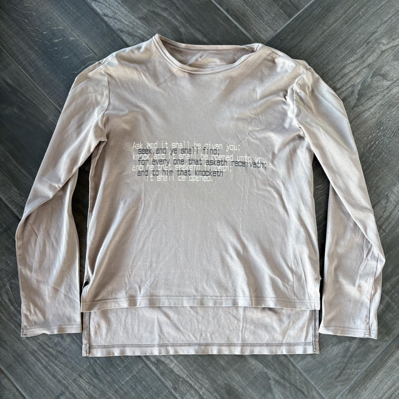 Beauty Beast Beauty:Beast SS99 Bible Passage Long Sleeve Size US S / EU 44-46 / 1 - 1 Thumbnail
