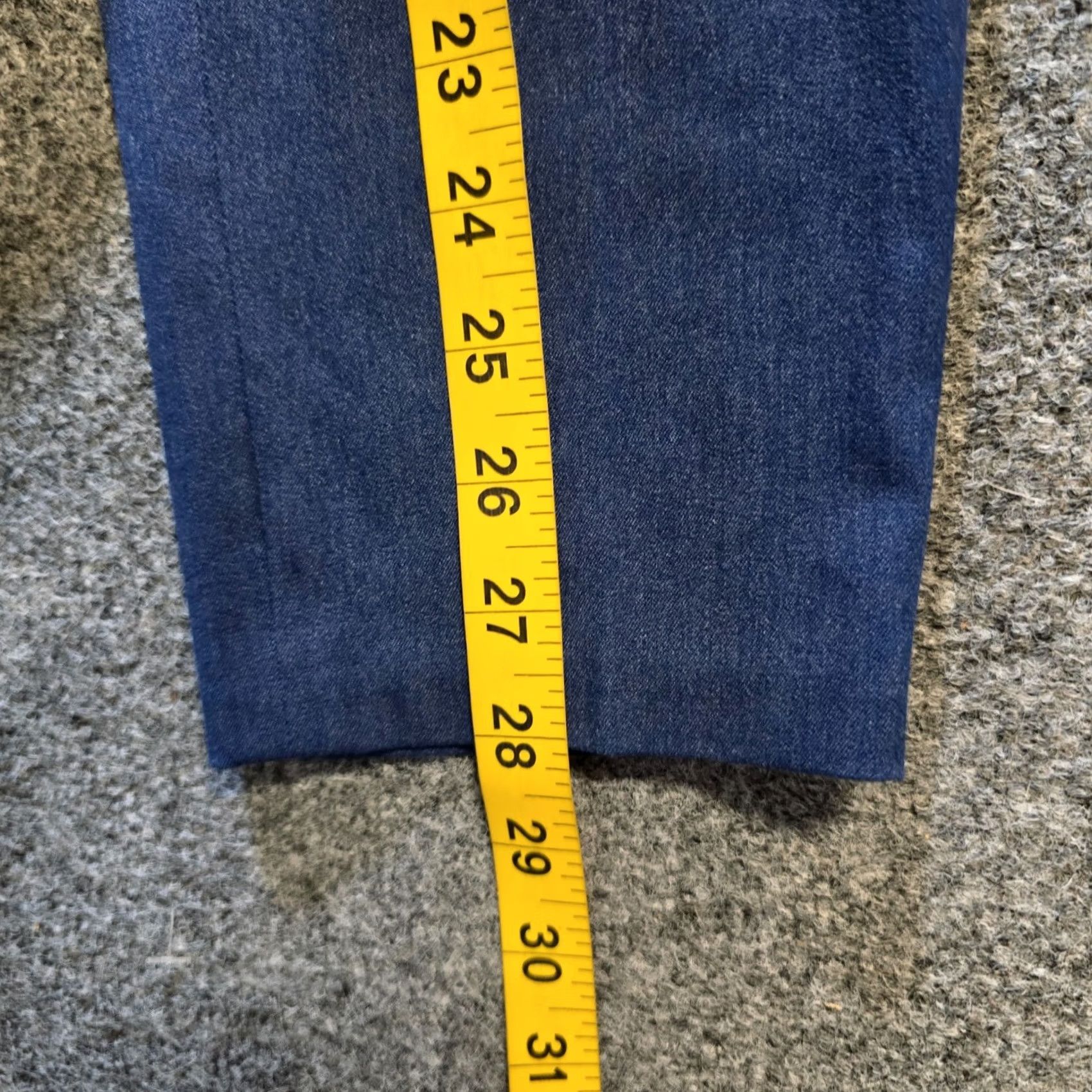 J.McLaughlin J. McLaughlin Pants Women Size 2 Blue Side Zip Flat Front Tapered Classic Capsule Dress Pants Mens? Size 26" / US 2 / IT 38 - 7 Thumbnail
