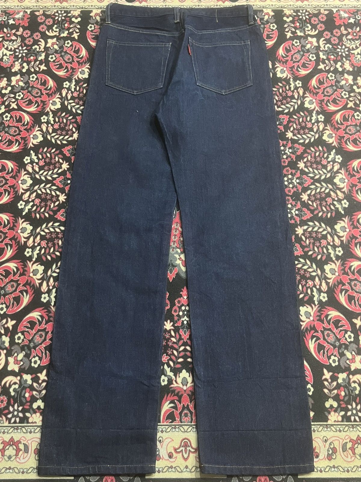 Vintage Vintage Cepo Craft Raw Indigo Straight Leg Selvedge Jeans Size US 28 / EU 44 - 3 Thumbnail