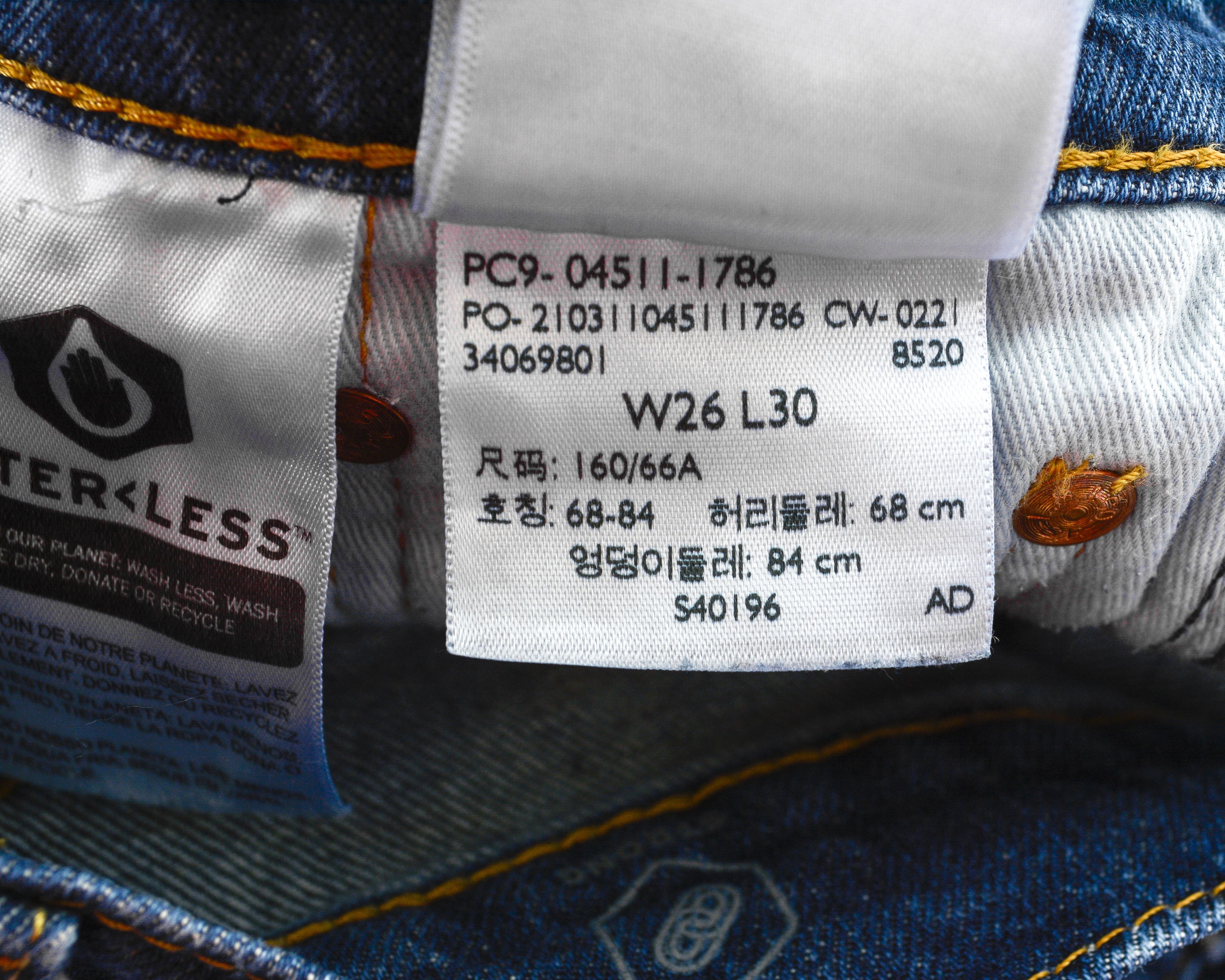 Levi's 511 W26 L30 Skinny Jeans Denim Trousers Low Waist Pants Slim Size 26" / US 2 / IT 38 - 8 Thumbnail