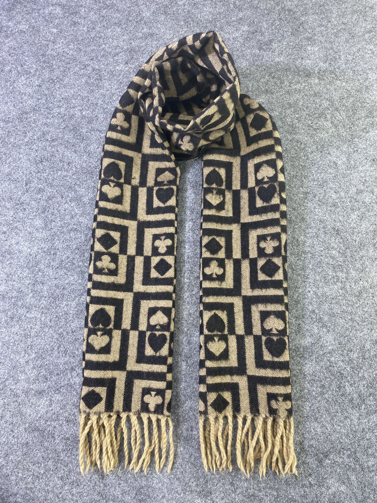 Designer Poker Design Scarf / Muffler / Neckwear T943 Size ONE SIZE - 1 Thumbnail