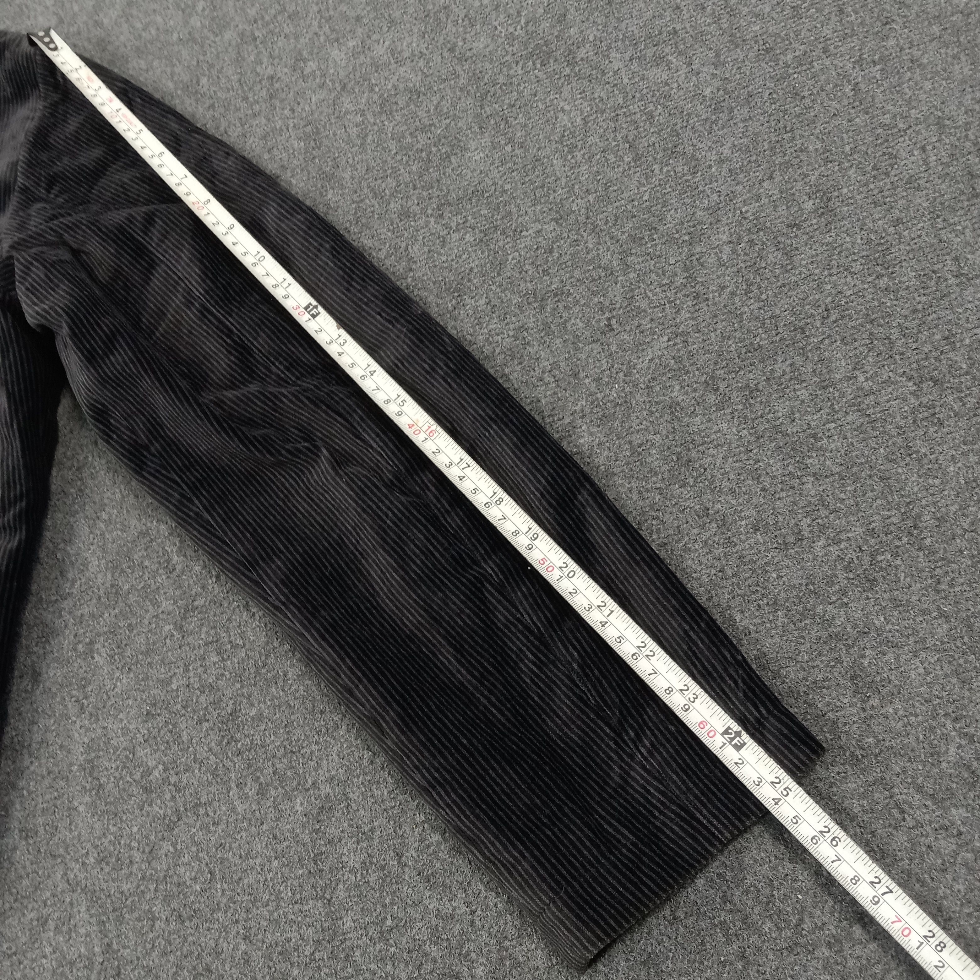 Vintage × Yohji Yamamoto A.A.R Yohji Yamamoto Japanese Designer Velvet Blazer Size 36R - 7 Thumbnail