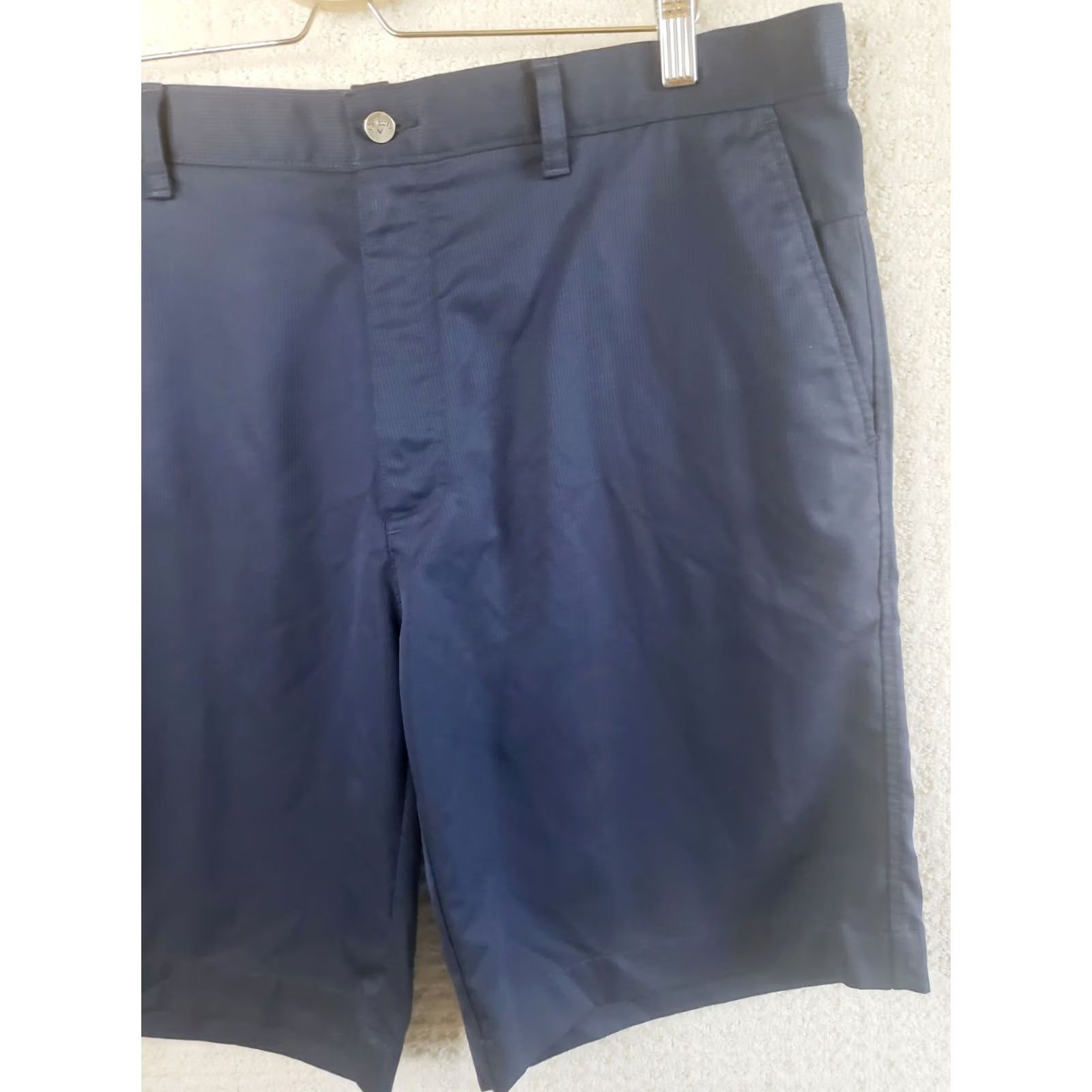 Volcom Volcom Men's Shorts Chino Blue Flat Front Size 38 X 10 Size US 38 / EU 54 - 4 Thumbnail