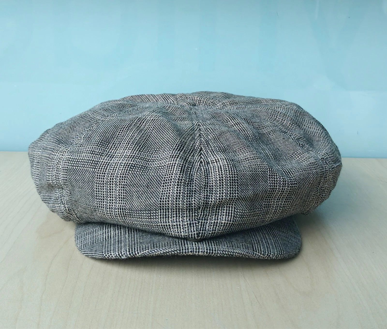 RRL Ralph Lauren DOUBLE RL Wool-Cotton Glen Plaid Newsboy Cap T/1923 Size ONE SIZE - 2 Thumbnail