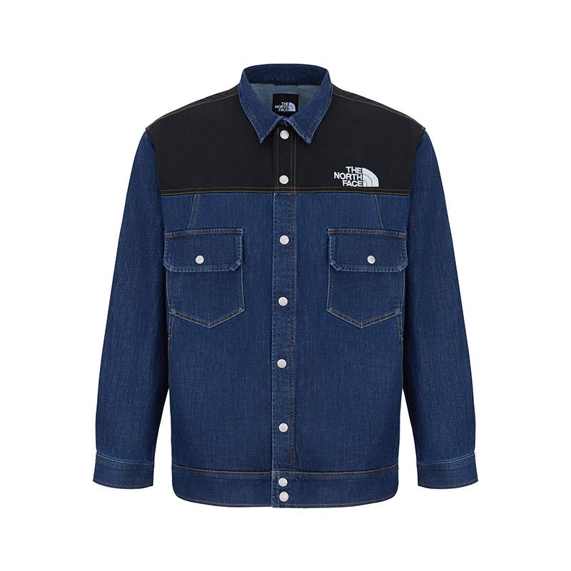 The North Face Urban Exploration CORDURA Sumit Navy DENIM JACKET Size US M / EU 48-50 / 2 - 1 Thumbnail