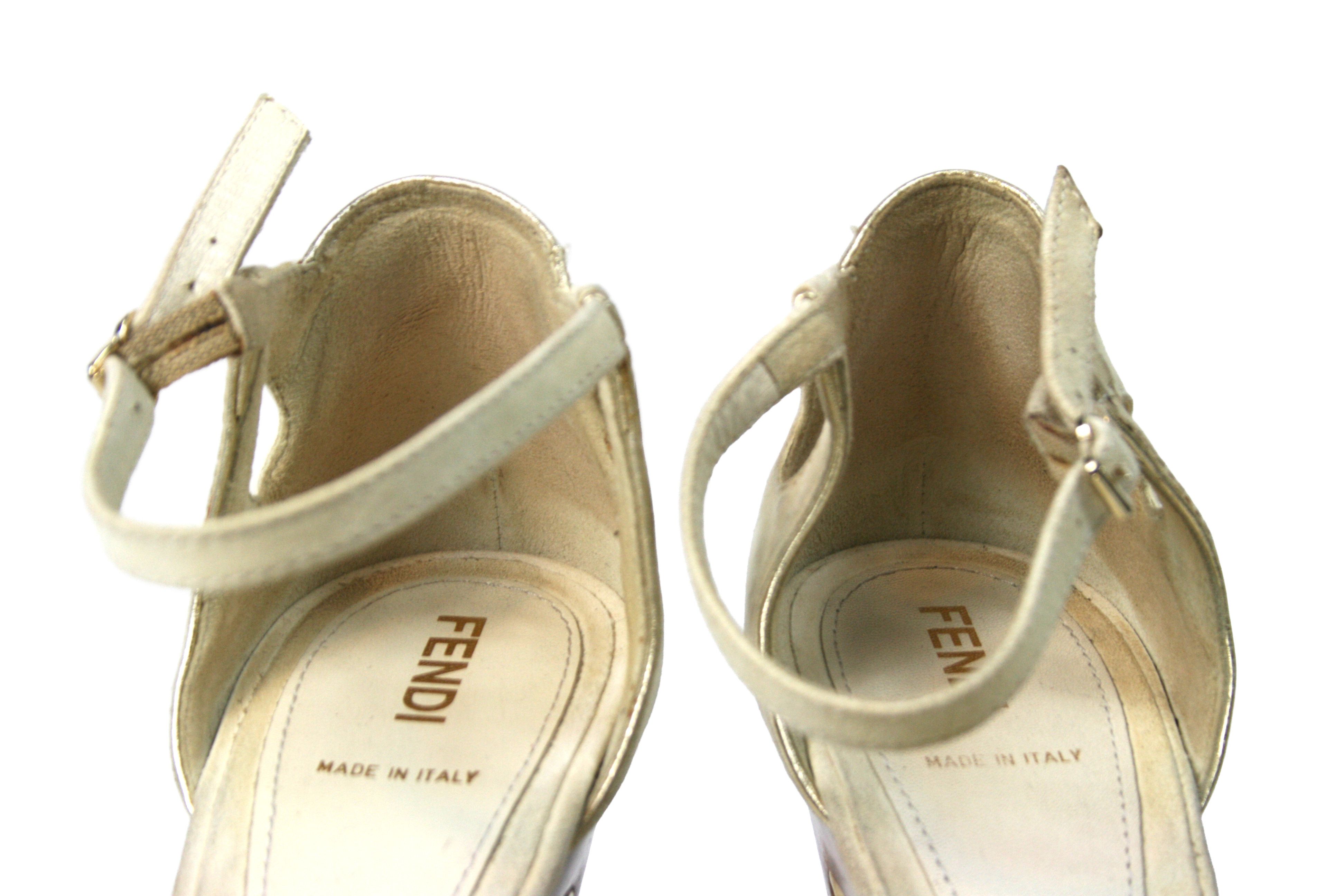 Fendi Wedge Strap Sandals Size US 9 / IT 39 - 10 Thumbnail