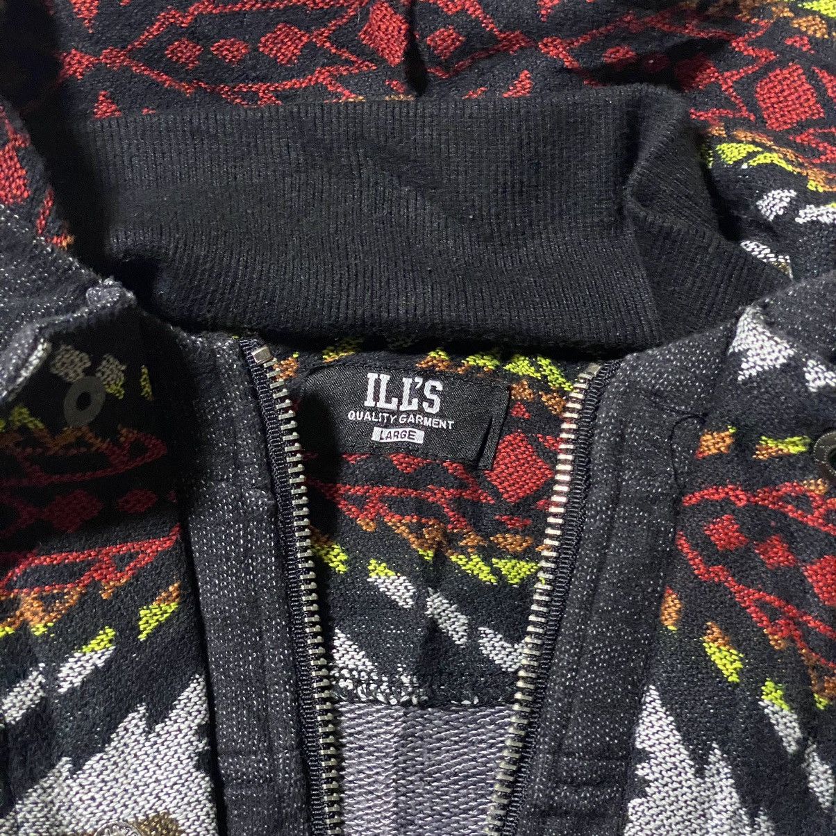 Hysteric Glamour 2000s ILLS Native Pattern Zip Hoodie Size US L / EU 52-54 / 3 - 5 Thumbnail